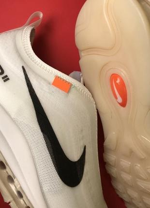 Мужские классные кроссовки nike air max 97 off-white white. найк.8 фото