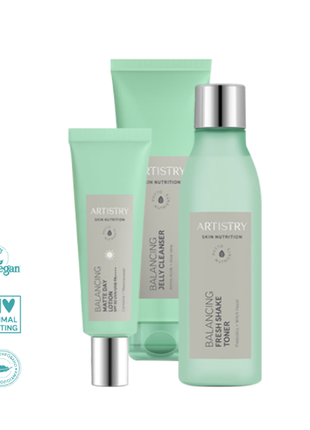 Artistry skin nutrition  набір «матування та баланс шкіри» amway