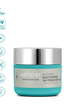 Artistry skin nutrition восстанавливающий дневной крем с эффектом реактивации и spf 30 amway renewing