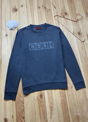 Свитшот hugo boss red label с большим логотипом из новых коллекций