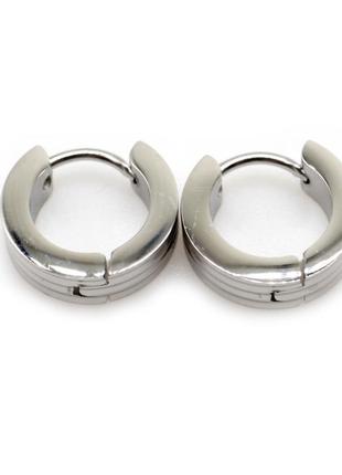 2шт крутые серьги унисекс кольцо сережки для мужчин рок готика3 фото