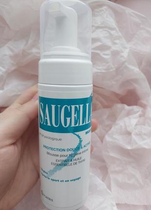 Saugella foam for intimate hygiene саугелла
пена для интимной гигиены 150 мл