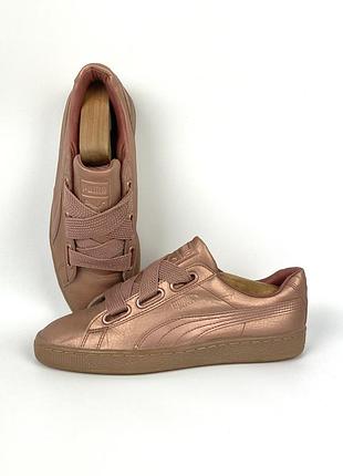 Кросівки puma basket heart copper 365463-01 оригінал кеди шкіряні розмір 39