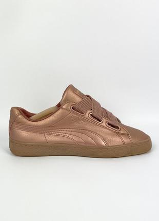 Кроссовки puma basket heart copper 365463-01 кеды кожаные размер 392 фото