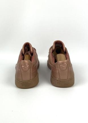 Кроссовки puma basket heart copper 365463-01 кеды кожаные размер 393 фото