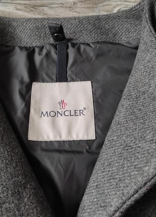 Женское пальто куртка moncler euphemia giubbotto wool coat jacket blazer10 фото