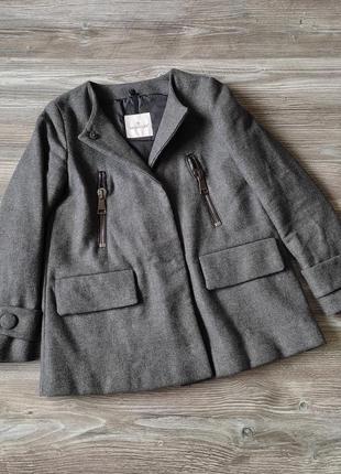 Женское пальто куртка moncler euphemia giubbotto wool coat jacket blazer1 фото