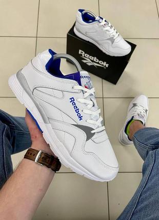 Reebok classic white мужские кроссовки