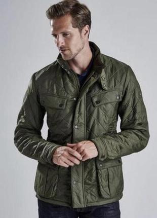 Мужская стёганка от barbour international ariel polarquilt men's jacket