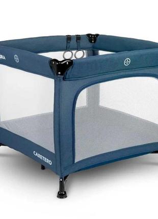Детский манеж caretero quadra blue