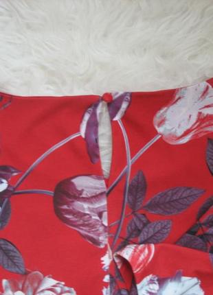 Сукня міді в квітковий принт outer4 фото