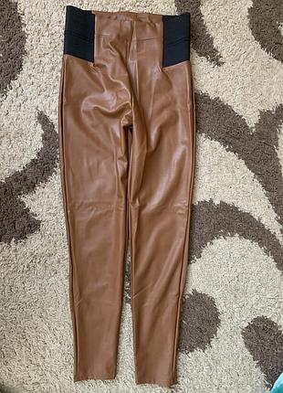 Лосини з екошкіри