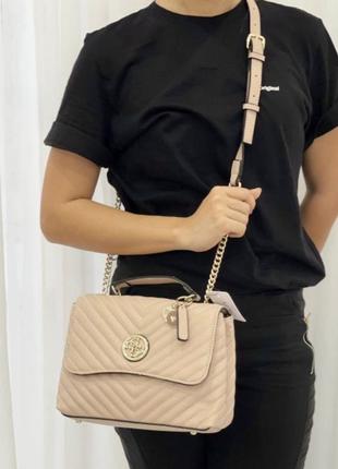 Сумка guess біла літня 9