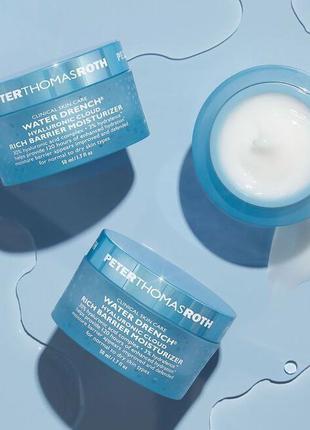 Бар'єрний зволожувальний крем peter thomas roth water drench® hyaluronic cloudö barrier moisturizer6 фото