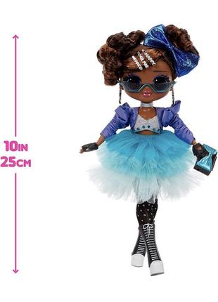 Лялька lol surprise omg present surprise fashion doll miss glam with 20 surprises, birthday inspired, 5 fashion looks, accessories