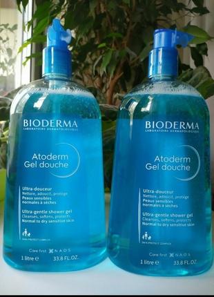 Біодерма атодерм очисний гель для душу bioderma atoderm gel douche2 фото
