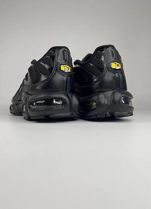 👟nike air max tn plus (чёрные) 7
