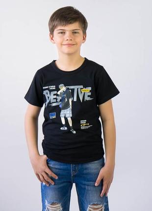 Подростковая современная футболка для парней, летняя стильная футболка с большим накатом, модная футболка для мальчика1 фото