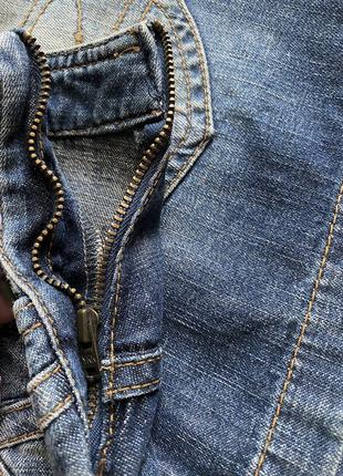 Washed y2k юбка винтаж винтажная гранж отбеленная деним с оттенком актуальная тренд мини джинсовая в складку юбка панк archive6 фото