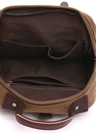 Сумка-рюкзак на одно плечо vintage 20142 коричневая2 фото