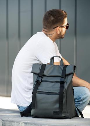 Чоловічий рюкзак ролл sambag rolltop zard графітовий