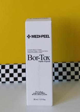 Сиворотка против морщин medi peel bor-tox peptide ampoule с пептидами, 30 мл2 фото