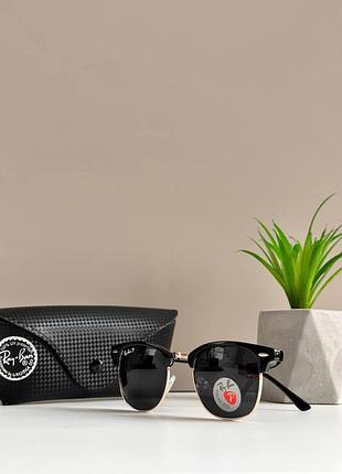 Ray ban uv400 пластиковые очки в черном золоте