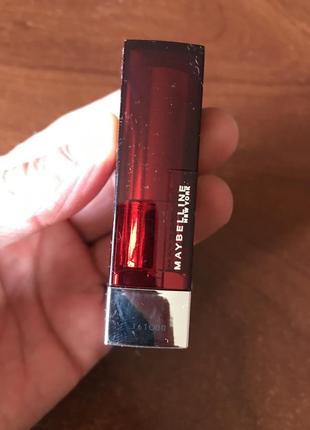 Помада для губ maybelline new york color sensational, оттенок 333 (ярко-красный), 5 г3 фото