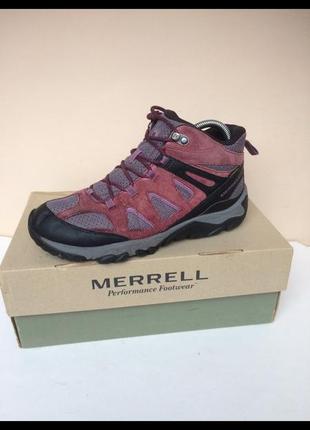 Merrell gore tex vibram шкіряні черевики 40