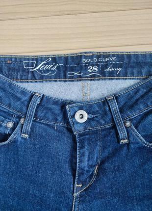 Джинсы levi's levis levi strauss & co bold curve skinny san francisco ☘️ 28w/наш 42р3 фото