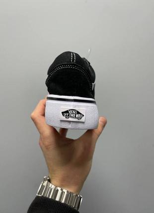 Кроссовки Shoes vans Pride Otw Gallery Men's T-Shirt black white7 фото