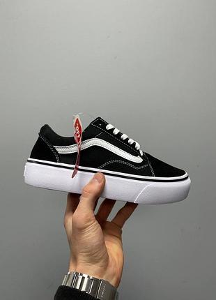 Кроссовки Shoes vans Pride Otw Gallery Men's T-Shirt black white4 фото