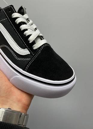 Кроссовки Shoes vans Pride Otw Gallery Men's T-Shirt black white3 фото