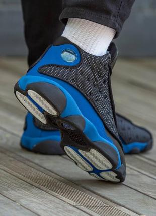 Мужские высокие кроссовки nike air jordan retro 13 “hyper royal”#найк6 фото