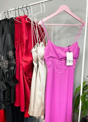 Платье zara роскошное платье ❤️❤️❤️7 фото