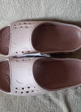 Шлепанцы crocs echo slide р.6-8 стелька 25,5см5 фото