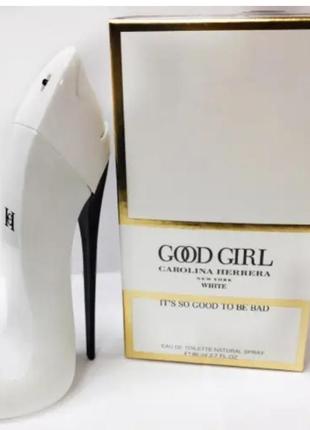 Духи Carolina herrera good girl white парфюмированная вода 80 ml каролина эррера туфелька вайт уайт духи2 фото