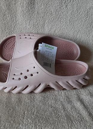 Шлепанцы crocs echo slide р.6-8 стелька 25,5см1 фото