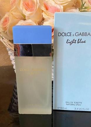 Уцінка!  dolce & gabbana light blue pour femme туалетна вода 100 ml парфуми дольче габбана лайт блю пур фем