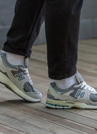 Кроссовки new balance 2002r protection pack «rain cloud»6 фото