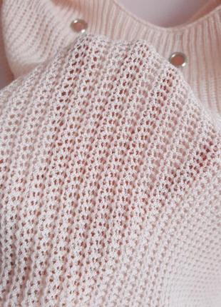 Кофта свободная с открытыми плечами 9