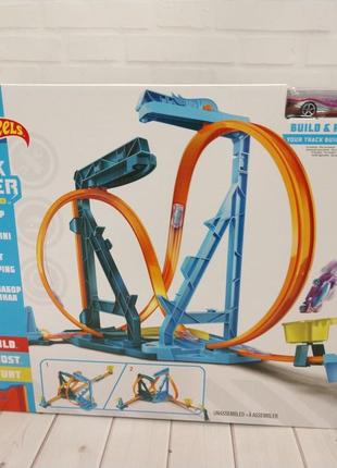 Трек hot wheels track builder нескінченна петля9 фото