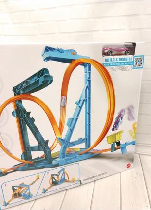 Трек hot wheels track builder нескінченна петля2 фото