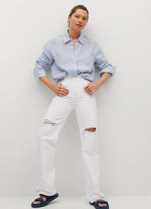 Широкі довгі джинси від mango, 34, 38, 44р, оригінал