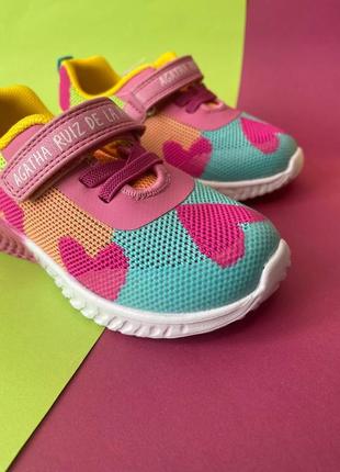 Кроссовки для девочки agatha ruiz de la prada (22 гг) разноцветные