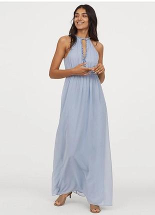 Нежное голубое платье h&amp;m