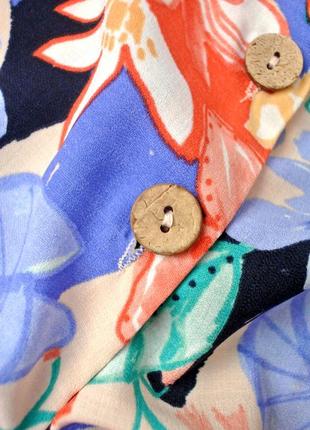 Красивая блузка "george" с цветочным принтом. размер uk14 и uk16.6 фото