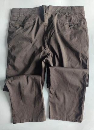 Брюки чиносы stretchwear for men wide leg 34\30 brown 6