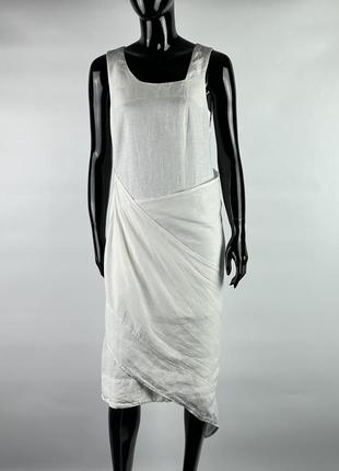 Дизайнерское итальянское льняное платье tale No3 garçons oska rundholz yamamoto watanabe