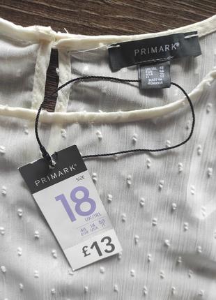 Primark новая шифоновая блуза с воланами 3xl4 фото